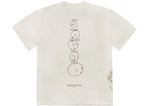 Travis Scott CJ x Audemars Piguet Time Zones Tee White