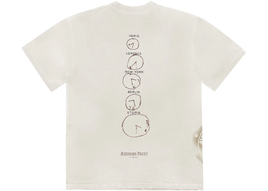 T-shirt blanc Travis Scott CJ x Audemars Piguet Time Zones