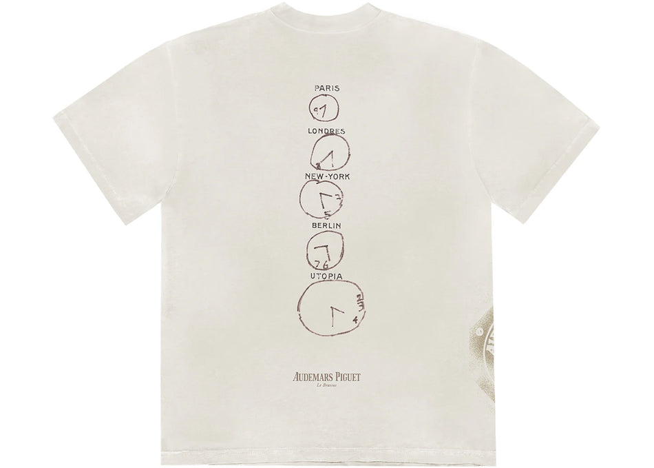 Travis Scott CJ x Audemars Piguet Time Zones Tee White