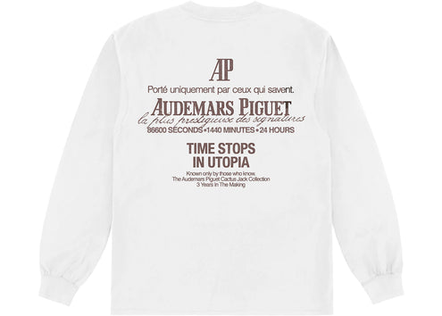 Travis Scott CJ x Audemars Piguet Utopia Tee White