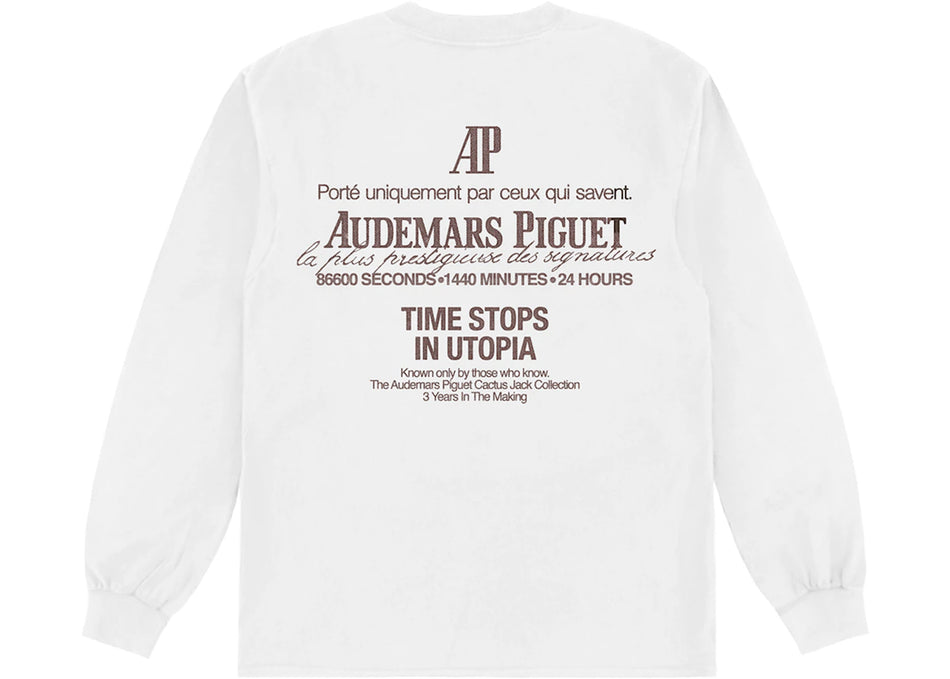 Travis Scott CJ x Audemars Piguet Utopia Tee White