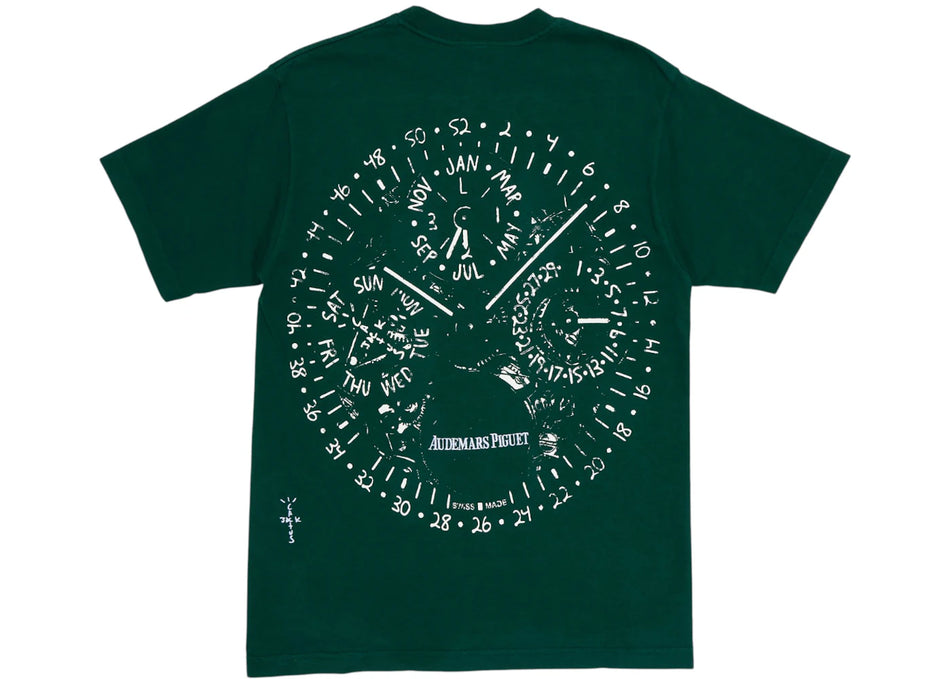 Travis Scott CJ x Audemars Piguet Watch Face Tee Green
