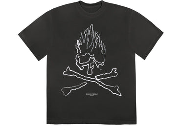 T-shirt noir Travis Scott Cactus Jack For Mastermind Skull