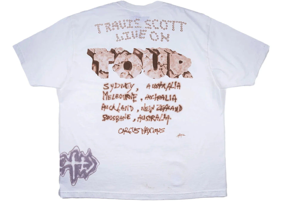 Travis Scott Cactus Jack Utopia Tour Skitzo Circus Maximus Tee White