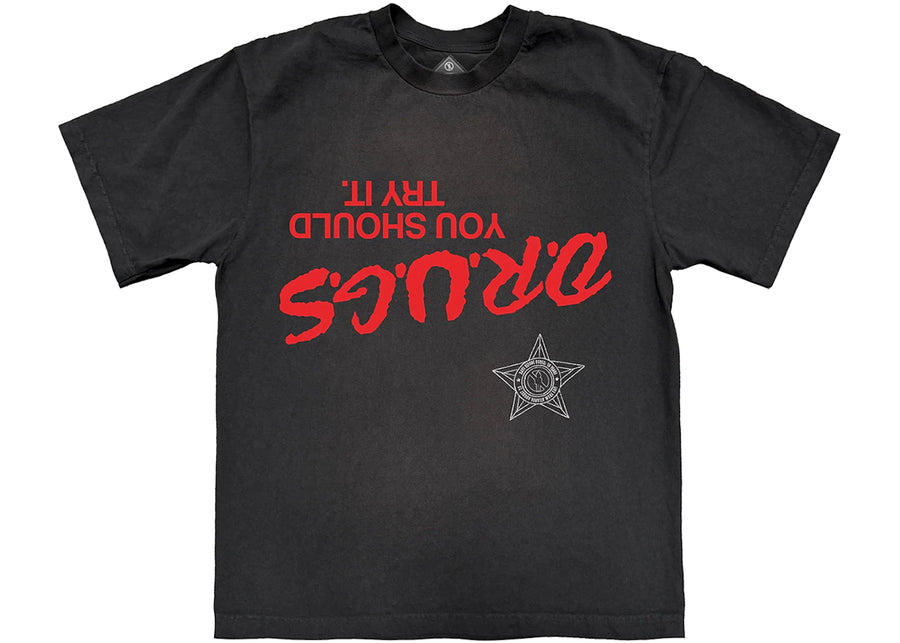 T-shirt Travis Scott DRUXGS noir