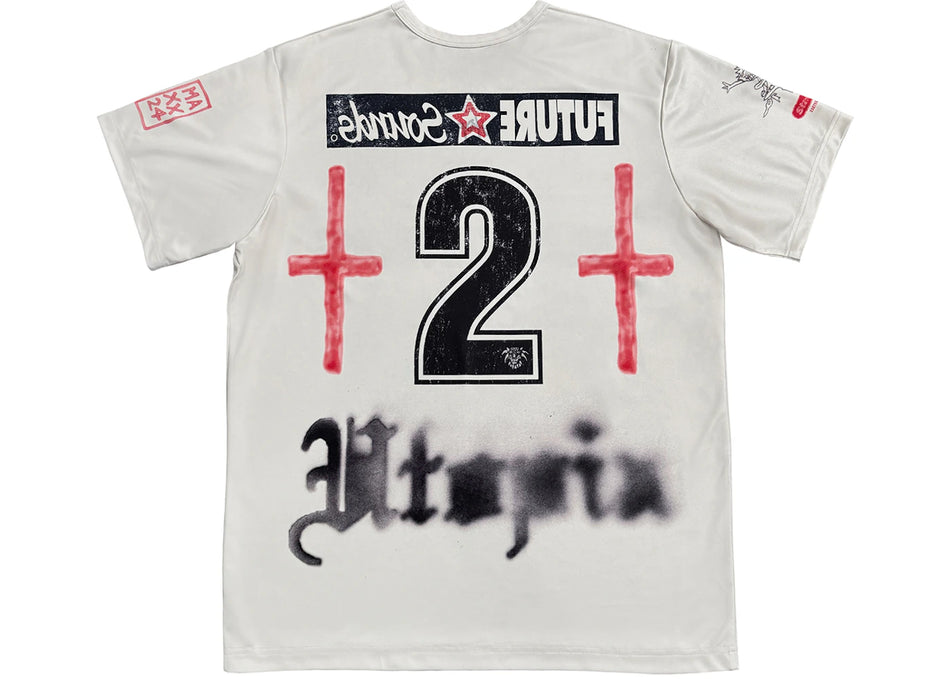 Travis Scott England Soccer Jersey White