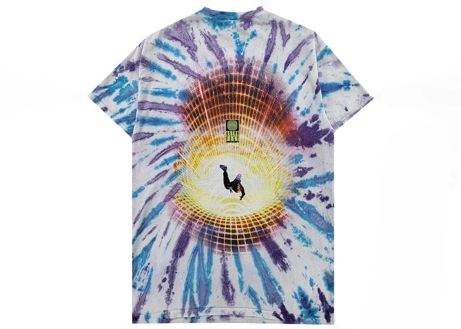 Travis Scott Flame T-shirt Tie Dye