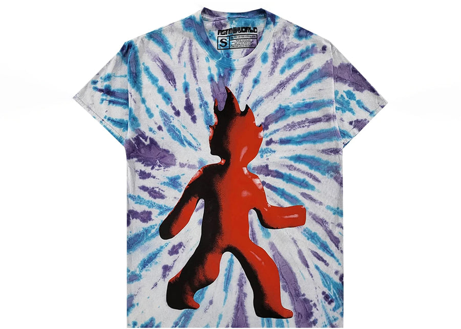 T-shirt Travis Scott Flame Tie Dye