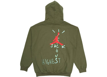 Sweat à capuche Travis Scott Jordan Cactus Jack Highest Olive
