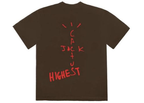 Travis Scott Jordan Cactus Jack Highest T Shirt Brown