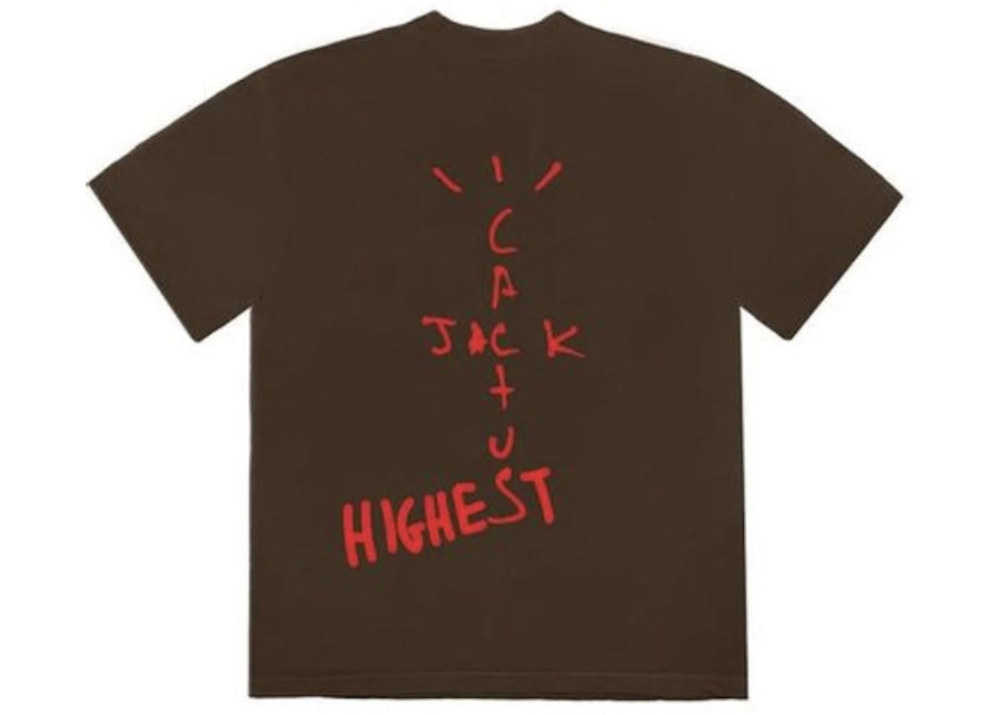 T-shirt Travis Scott Jordan Cactus Jack Highest marron