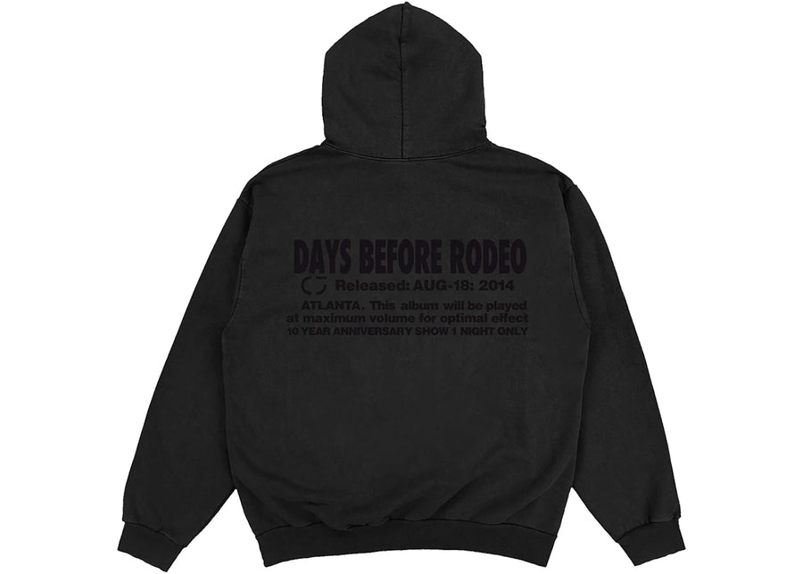 Sweat à capuche noir Travis Scott Rodeo