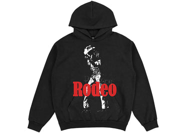 Sweat à capuche noir Travis Scott Rodeo