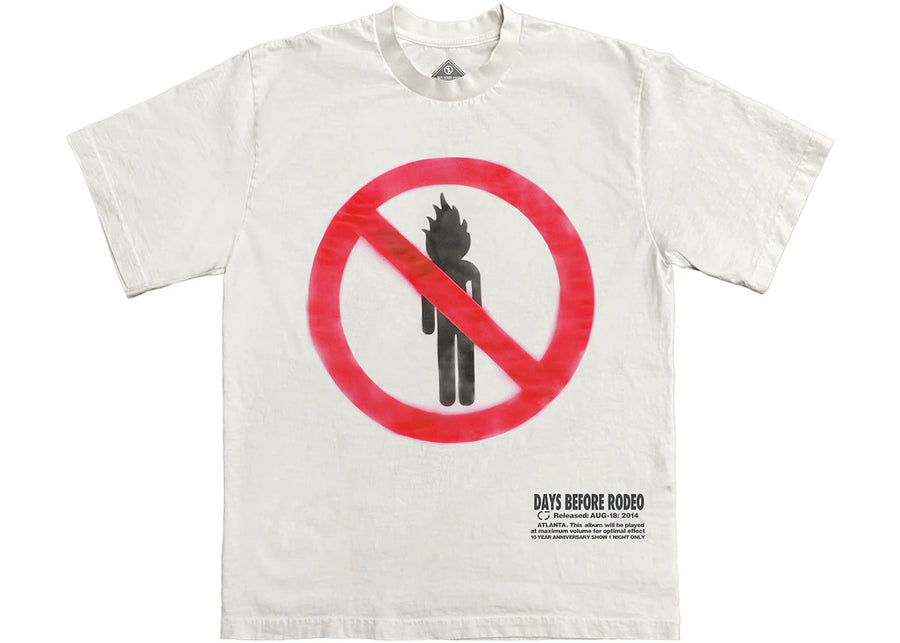 T-shirt blanc Travis Scott Rodeo