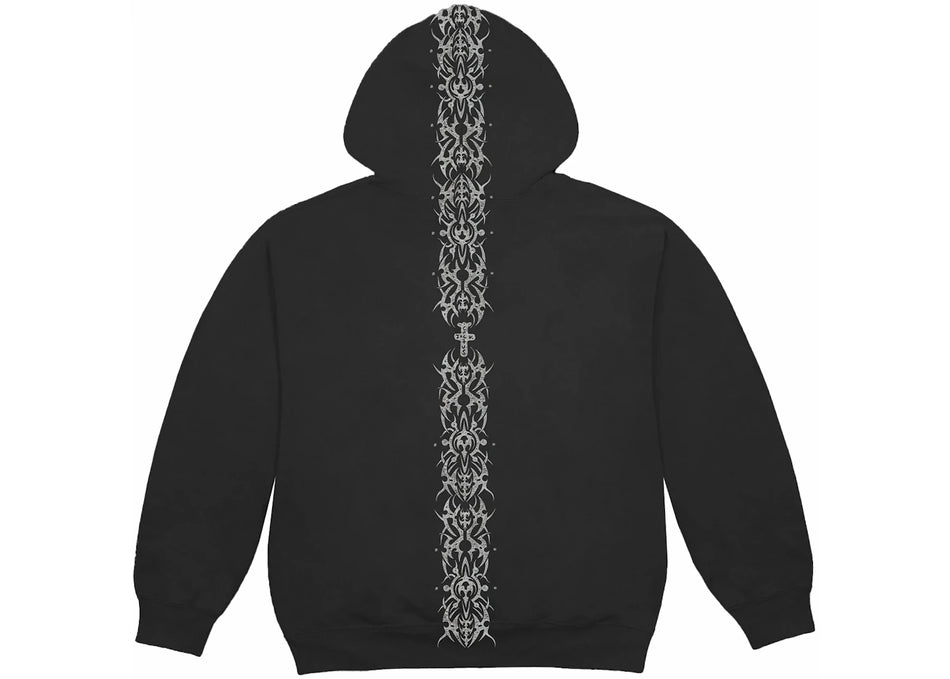 Travis Scott Studded Pullover Hoodie Black