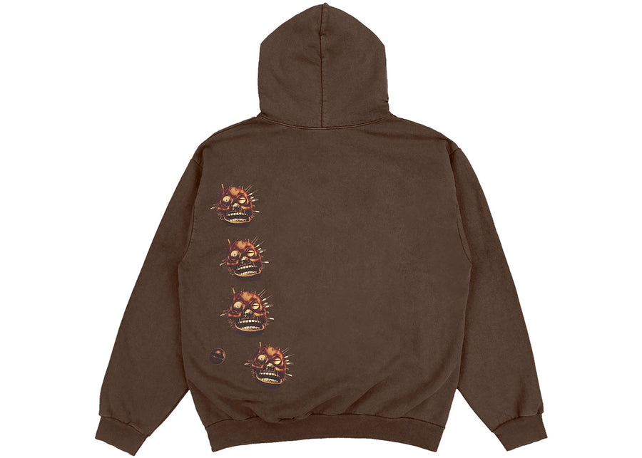 Travis Scott Utopia A2 Hooded Sweatshirt Brown