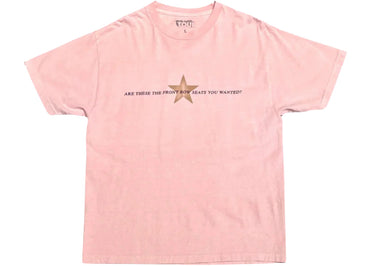 T-shirt rose Travis Scott Utopia Circus Maximus à étoile
