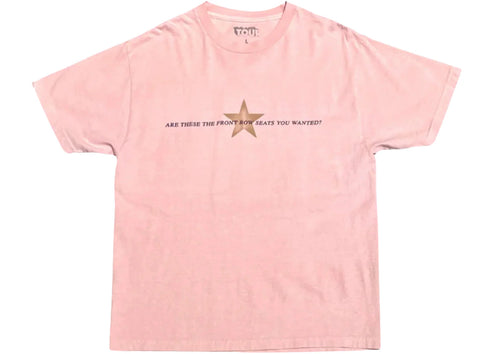 Travis Scott Utopia Circus Maximus Pink Star Tee Pink