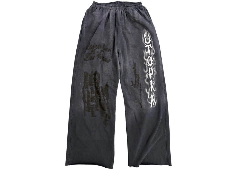 Pantalon de survêtement Travis Scott Utopia Flame noir