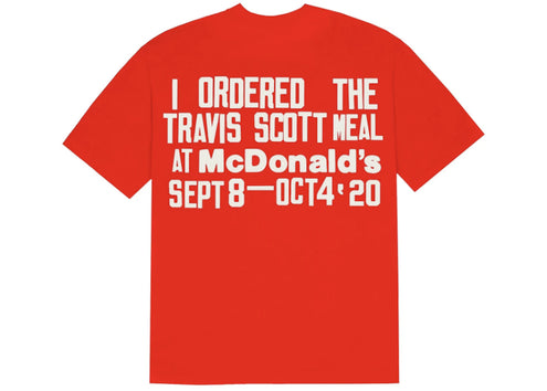 Travis Scott x CPFM 4 CJ Burger Mouth T-Shirt Red