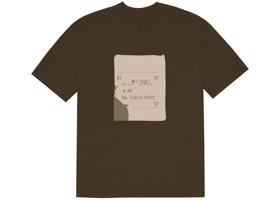 T-shirt marron Travis Scott x CPFM 4 CJ Grill Slip