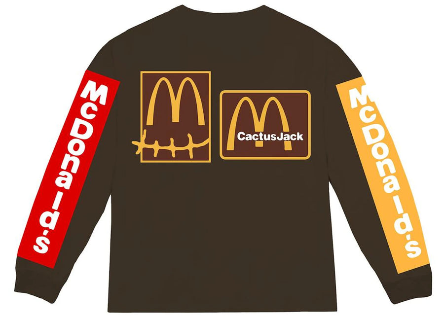 T-shirt à manches longues marron Travis Scott x CPFM 4 CJ Souvenir