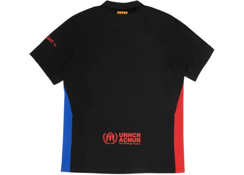 Travis Scott x FC Barcelona 2024/25 Match Away Cactus Jack Jersey Black