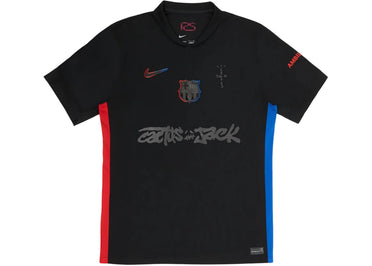 Maillot extérieur Cactus Jack noir Travis Scott x FC Barcelone 2024/25