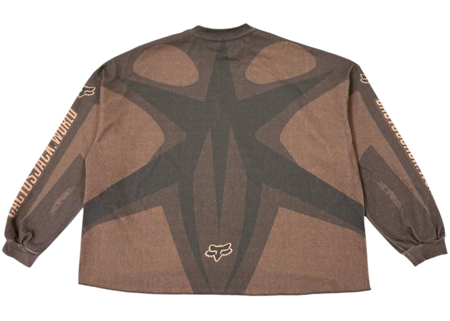 Maillot marron Travis Scott x Fox Racing