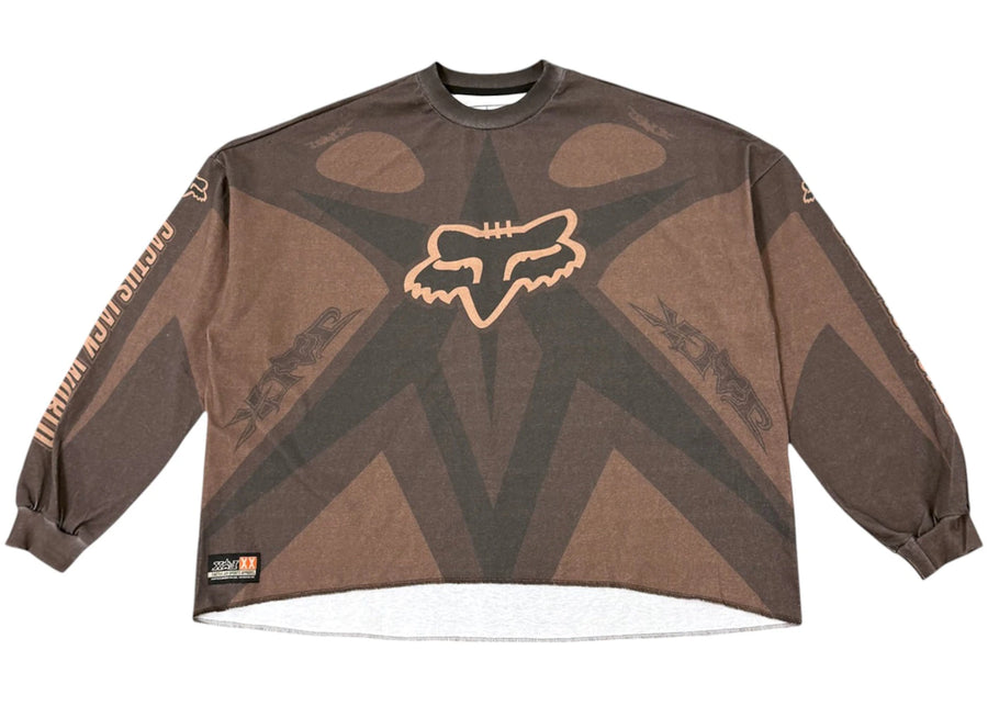 Maillot marron Travis Scott x Fox Racing
