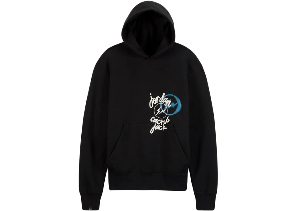 Travis Scott x Jordan x Fragment Hoodie Black