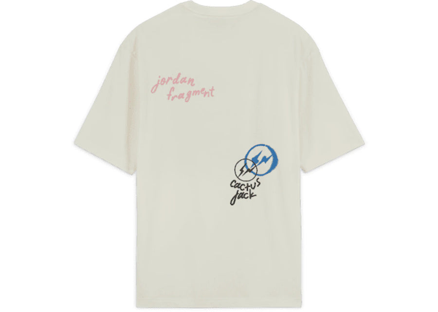 T-shirt blanc Travis Scott x Jordan x Fragment