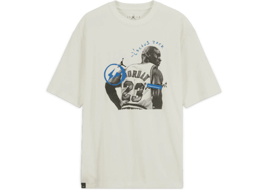 T-shirt blanc Travis Scott x Jordan x Fragment