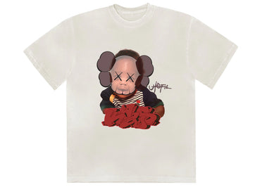 T-shirt blanc Travis Scott x KAWS Utopia I