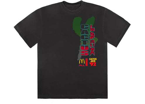 Travis Scott x McDonald's All American '92 T-Shirt Washed Black