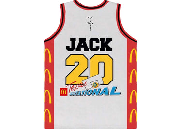Maillot blanc Travis Scott x McDonald's Cactus Jack All American