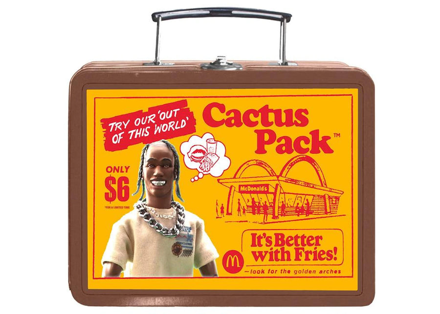 Boîte à lunch vintage en métal Travis Scott x McDonald's Cactus Pack