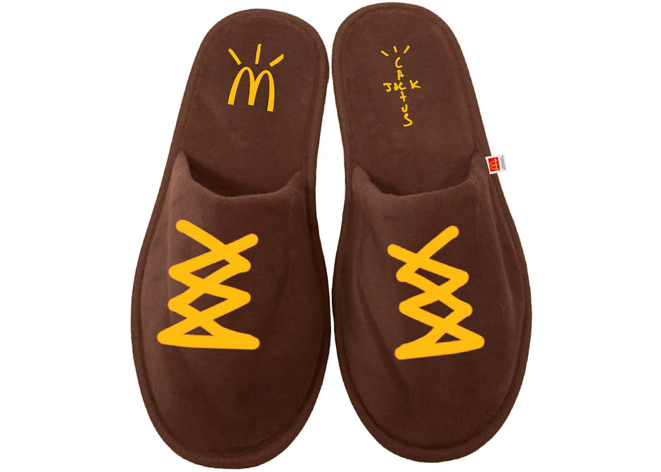 Travis Scott x McDonald's Cj House Slippers Brown