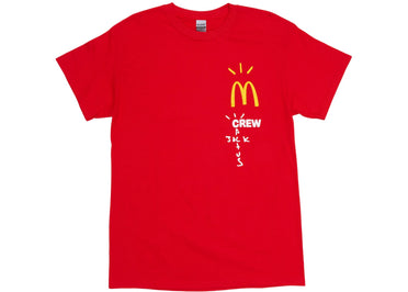 T-shirt rouge Travis Scott x McDonald's Crew