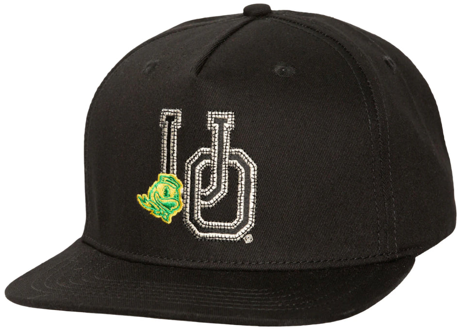 Travis Scott x Mitchell & Ness Oregon Ducks Snapback Hat Black