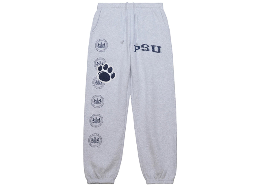 Pantalon de survêtement classique Travis Scott x Mitchell &amp; Ness Penn State Nittany Lions, gris chiné