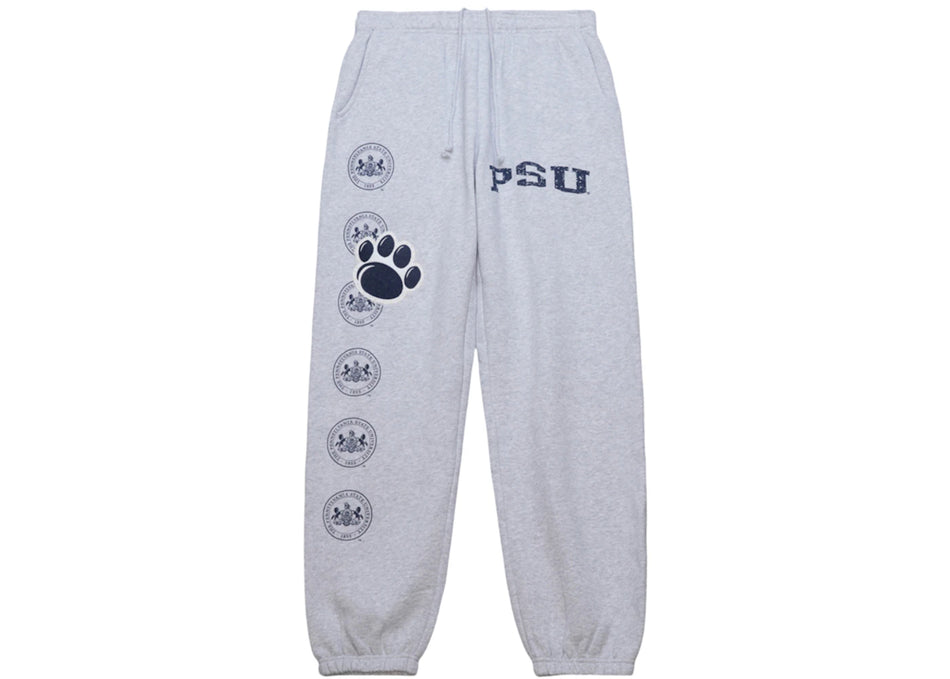 Travis Scott x Mitchell & Ness Penn State Nittany Lions Classic Sweatpants Heather Gray