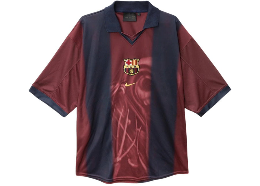 Maillot domicile rétro squelette multicolore Travis Scott x Nike x FC Barcelone 2000/01