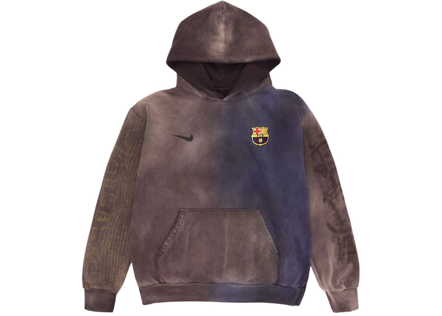 Sweat à capuche multicolore Travis Scott x Nike x FC Barcelone à écusson bicolore