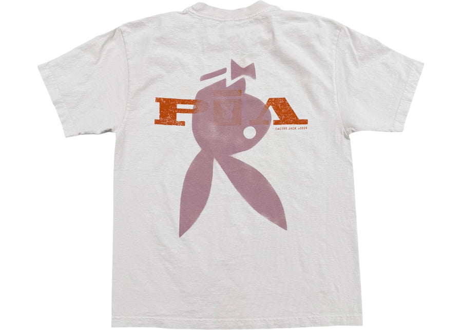 T-shirt blanc Travis Scott x Playboy