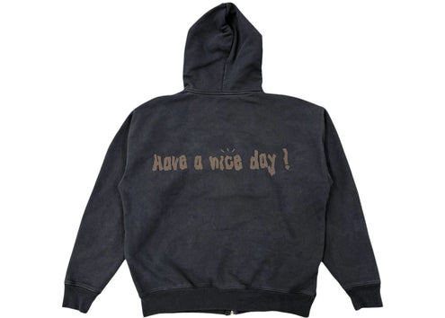 Travis Scott x WWE Mankind Zip Hoodie Black