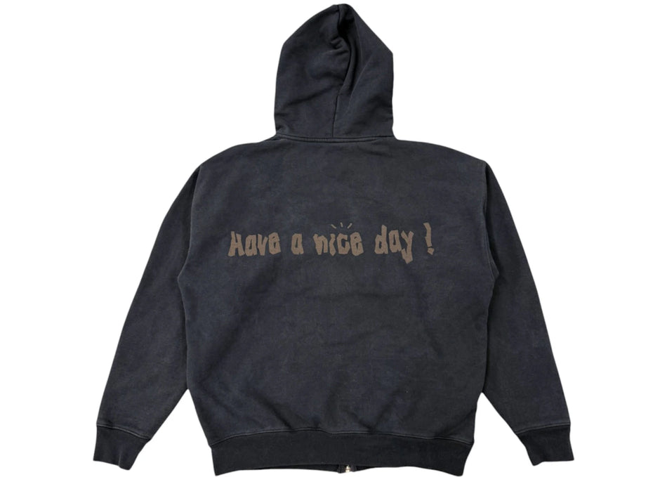 Travis Scott x WWE Mankind Zip Hoodie Black