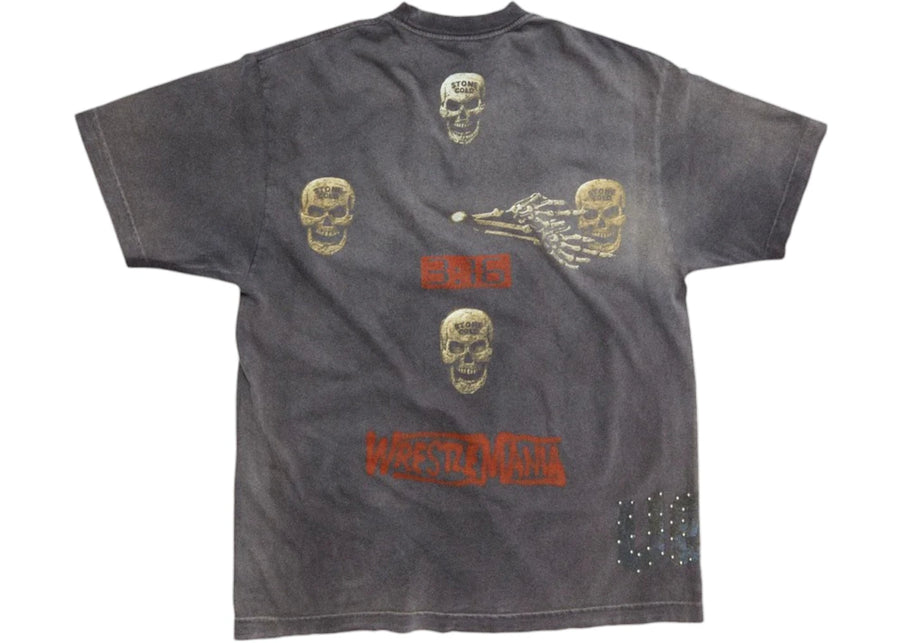 T-shirt noir Travis Scott x WWE « No Bystanders » Stone Cold Steve Austin
