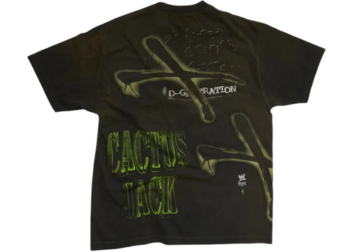 Travis Scott x WWE Two Words DX Tee Black