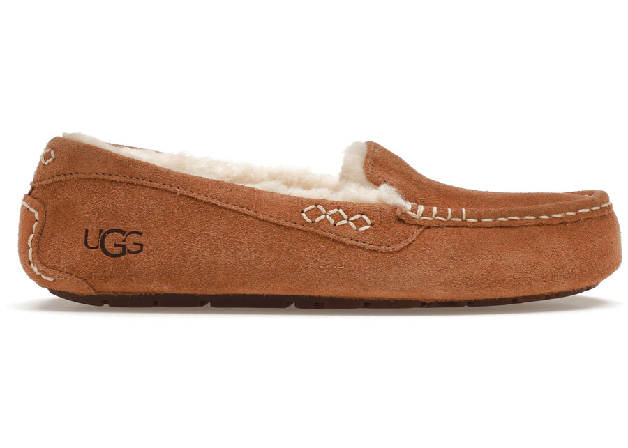Pantoufles UGG Ansley couleur châtaigne (Femme)